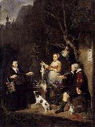Gabriel Metsu The Poultry Woman oil painting on canvas
